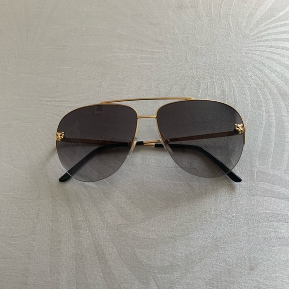 Cartier sunglasses panther head black - Picture 4 of 14